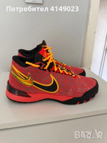 Баскетболни обувки Nike LeBron NXXT Genisus "Bright Crimson", снимка 3 - Маратонки - 54127628