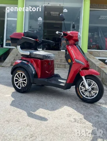 НОВ МОДЕЛ 2024 - Електрическа Триколка FM1-LUX 1500W - RED/BLACK, снимка 1 - Части - 47027897