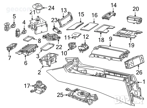 Управление заден климатроник за W204 (204 830 32 90), снимка 5 - Аксесоари и консумативи - 50528897