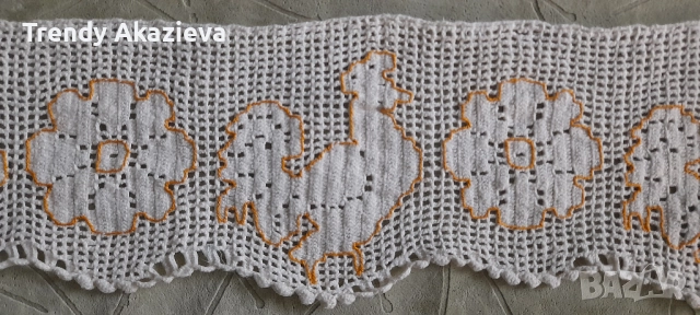 Ръчно плетени дантели за чаршафи и декорация, снимка 3 - Декорация за дома - 51781310