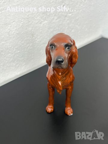 Уникална фигура на куче - Ирландски Сетер - Goebel. №5438, снимка 4 - Колекции - 45857097