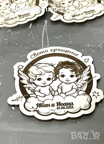 Подаръчета за кръщене - ангелчета, снимка 9 - Декорация за дома - 46705908