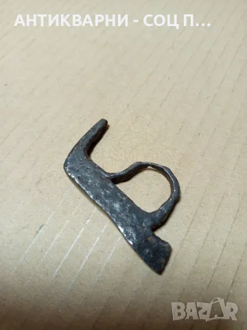 Соц Стар Ръчно Кован Чакмак За Палене На Огън., снимка 5 - Антикварни и старинни предмети - 49945902