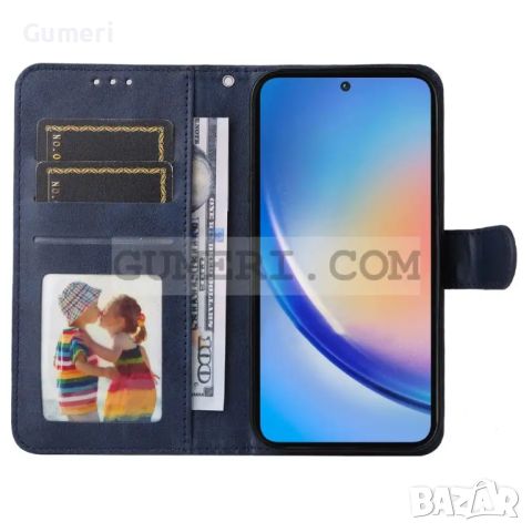 Тефтер Стойка за Samsung Galaxy A35 5G, снимка 6 - Калъфи, кейсове - 45445903