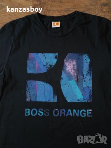 hugo boss orange - страхотна мъжка тениска Л, снимка 3 - Тениски - 46229036
