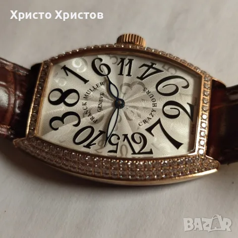 Дамски луксозен часовник FRANCK MULLER Crazy Hours , снимка 4 - Дамски - 47098854