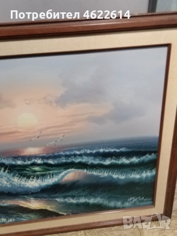 КРАСИВА АВТОРСКА КАРТИНА МАСЛЕНИ БОИ ВЪРХУ ПЛАТНО , снимка 3 - Картини - 53117784