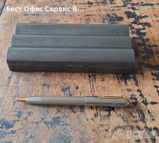 химикалка Lamy Persona twist титаниева с позлатени части, модел 220 уникат, снимка 5 - Колекции - 49998337