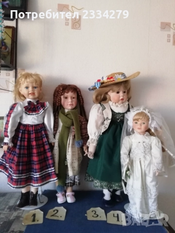 Порцеланови кукли, стара авторска ръчна изработка, маркови. , снимка 2 - Колекции - 49756981