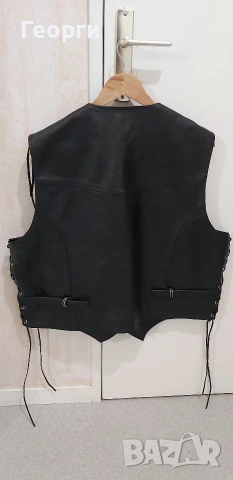 Кожен мото елек L ,XL ,XXL , снимка 2 - Аксесоари и консумативи - 53917520