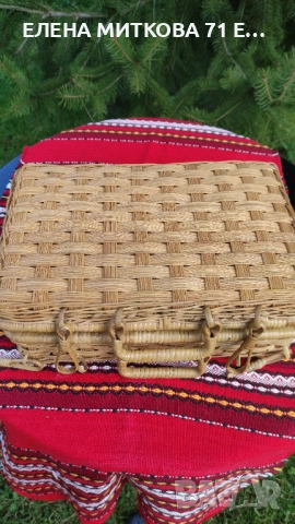 Малко ратаново куфарче, снимка 3 - Антикварни и старинни предмети - 54259069