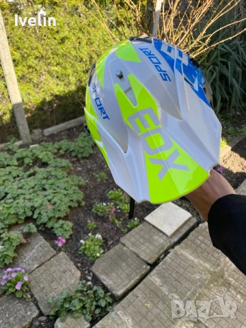 Каска за кросов мотор и колело, снимка 2 - Велосипеди - 53824048