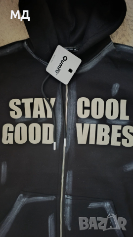 Нов леко ватиран суичър , снимка 4 - Суичъри - 51861356