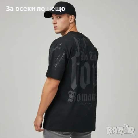 Мъжка тениска - NO Time For ROMANCE Код Moskito10, снимка 3 - Тениски - 53815070