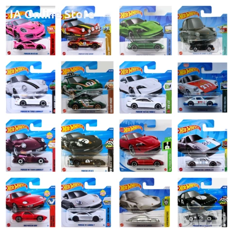 Hot Wheels Porsche GT3 RS, 911, 928, 904, Carrera, Rallye, Turbo, 934