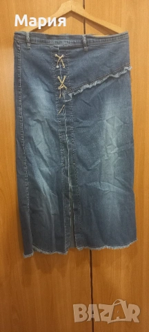 Дълги дънкови поли 