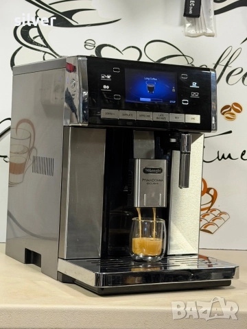 Кафемашина кафе автомат delonghı Primadona exclusive с гаранция, снимка 4 - Кафемашини - 52140992