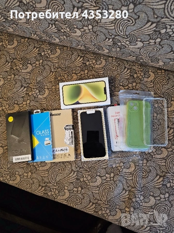 iPhone 14 Plus 128GB – като нов + кейсове и протектори