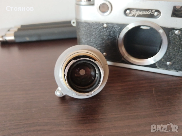 Фотоапарат ZORKI-4, Зоркий-5 СССР, снимка 8 - Фотоапарати - 35822942