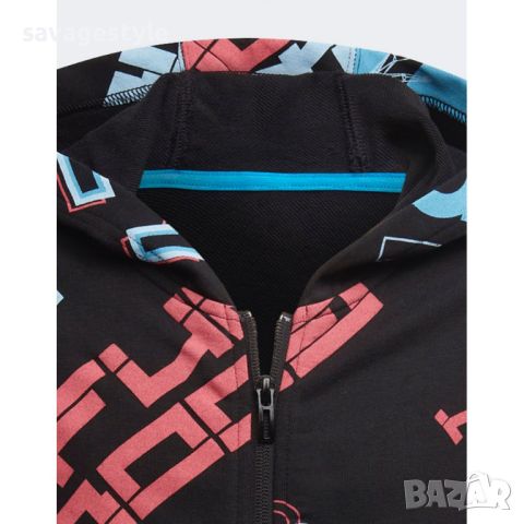 Детски суитчър ADIDAS Sportswear Arkd3 Full-Zip Hoodie Black/Multi, снимка 3 - Детски анцузи и суичери - 46622972