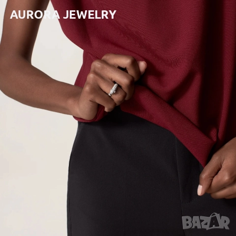 CARTIER Panthere de Cartier White Gold Diamonds Дамски Пръстен, снимка 11 - Пръстени - 52888504