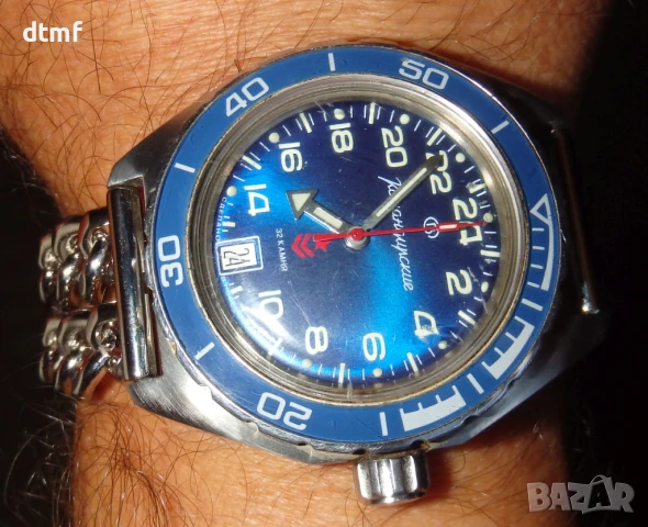 Часовник Командирские, снимка 3 - Мъжки - 51359645