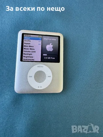 Айпод Apple Ipod Nano A1236 3RD Generation 4GB, снимка 11 - iPod - 47597905