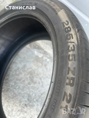 Летни гуми 285/35r21 Continental, снимка 2 - Гуми и джанти - 54173530