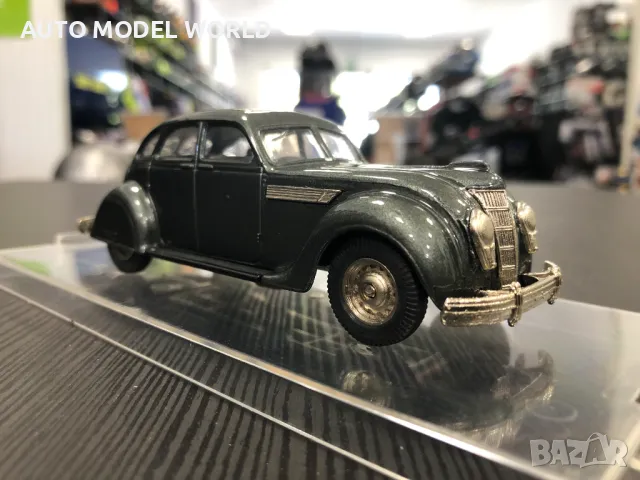 Метална колекционерска количка REXTOYS CHRYSLER AIRFLOW 1:43 НОВА, снимка 2 - Колекции - 46966098