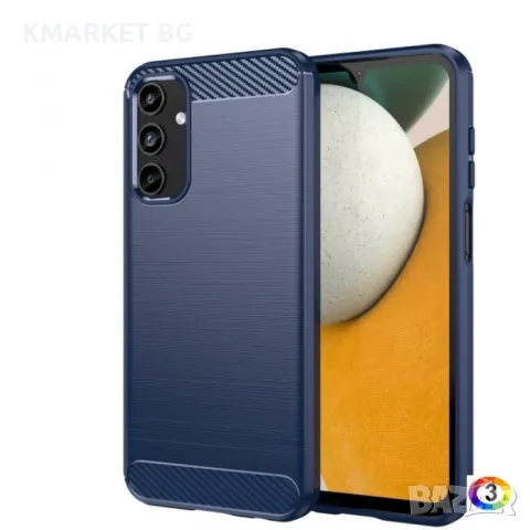 Samsung Galaxy A15 Ударостойчив Carbon Fiber Калъф и Протектор, снимка 3 - Калъфи, кейсове - 47939702