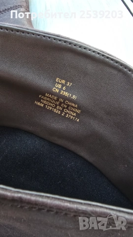 Дамски високи ботуши H&M №37 - НОВИ, снимка 13 - Дамски ботуши - 53239519