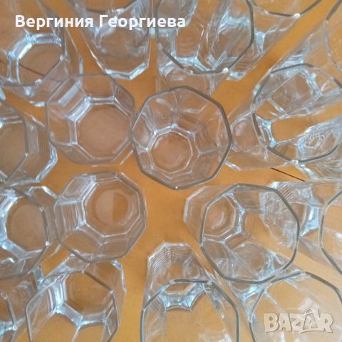 Стъклени чаши 2 размера по 1 лв., снимка 1 - Чаши - 46308968