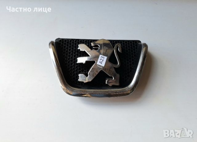 Предна емблема за Peugeot 206 Пежо, снимка 2 - Аксесоари и консумативи - 46722819