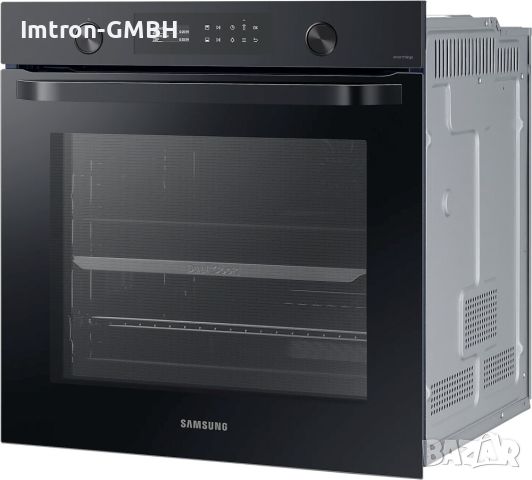 Мултифункционална фурна за вграждане Samsung NV75A6549RK/EO Dual Cook, 75л - черно стъкло, снимка 3 - Печки, фурни - 45507833