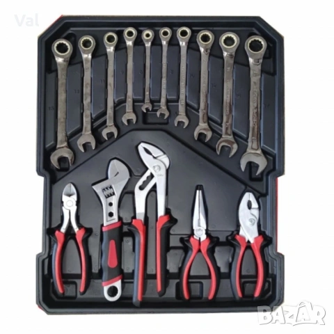 Професионален куфар с инструменти IF Tools BLACK GOLD 2024 – 599 части, CR-V стомана, снимка 5 - Куфари с инструменти - 53671543