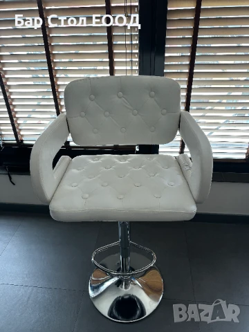 БЯЛ БАР СТОЛ VERSAY с фабрични дефекти и 24м Гаранция, снимка 12 - Столове - 50871702