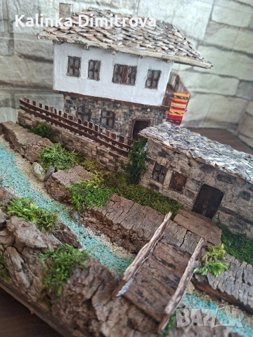 Макет на къща в Боженци-изцяло ръчна изработка., снимка 6 - Декорация за дома - 53783868