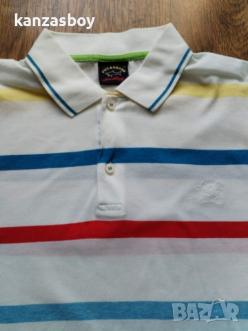 paul and shark - страхотна мъжка тениска КАТО НОВА ХЛ, снимка 2 - Тениски - 53757913