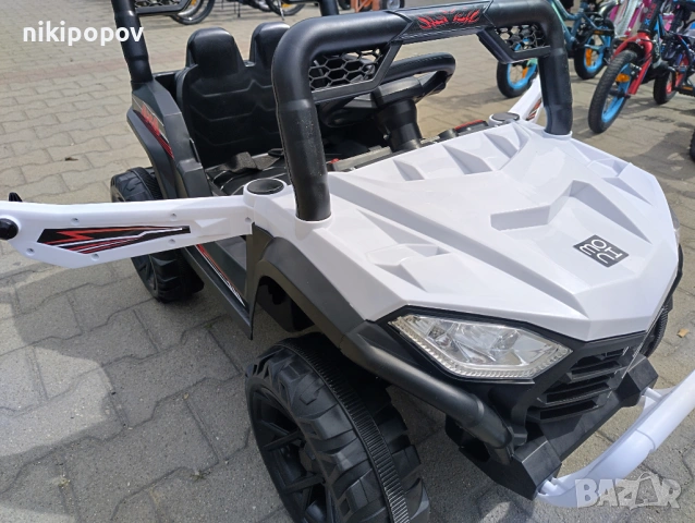TEXAS акумулаторен джип FAST UTV бял, снимка 12 - Детски велосипеди, триколки и коли - 53569306
