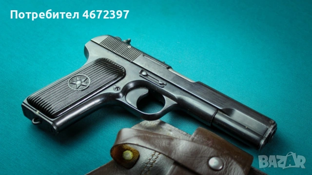 Деактивиран пистолет ТТ-33 7.62х25мм с кобур, снимка 7 - Бойно оръжие - 54038112