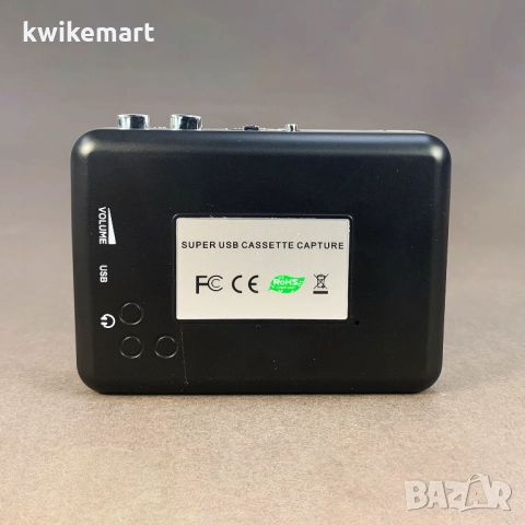 Нов преносим СТЕРЕО Касетофон Уокмен с USB-C STEREO CASSETTE TAPE PLAYER, снимка 4 - Радиокасетофони, транзистори - 52263516