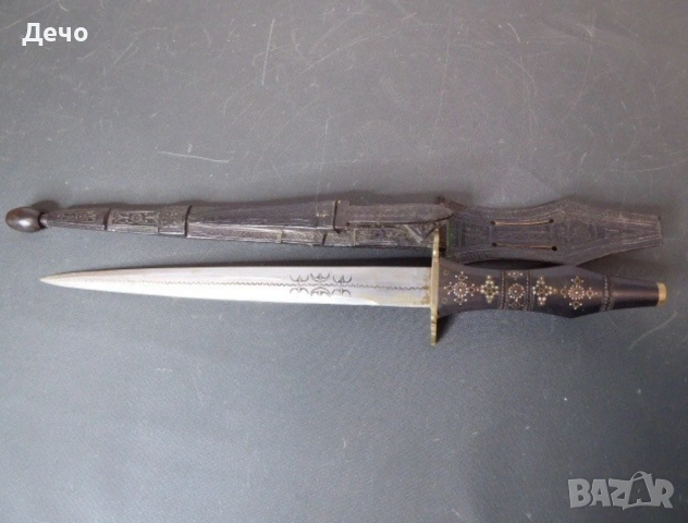 50см СТАРА ИЗКЛЮЧИТЕЛНО АТРАКТИВНА ОРИЕНТАЛСКА КАМА +МАЛКА