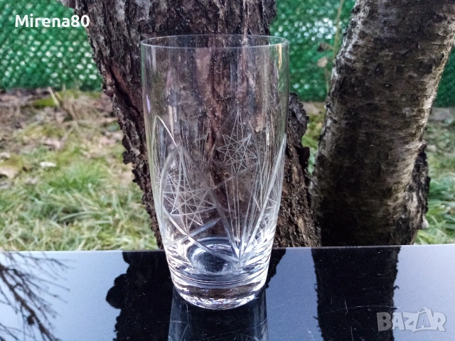 Български кристален сервиз за вода, снимка 2 - Сервизи - 53695045