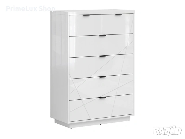 Скрин FORN KOM6S корпус и фронт бял лак , снимка 2 - Скринове - 53091867