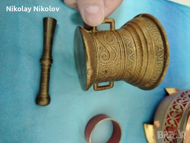 лот месингови предмети, снимка 3 - Антикварни и старинни предмети - 53144090