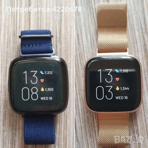 Fitvit Versa 2 смарт часовник, снимка 2 - Смарт гривни - 51040727