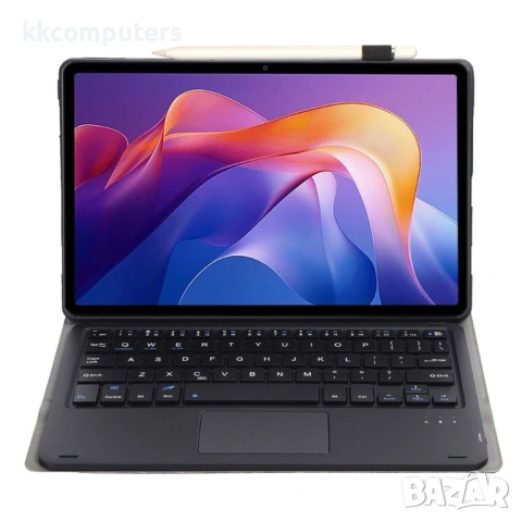 A0N15-A Кожен Калъф с Клавиатура и Тъчпад за Xiaomi Redmi Pad 2 Отделяема, Стойка, Холдер за Стилус,, снимка 4 - Калъфи, кейсове - 53071895