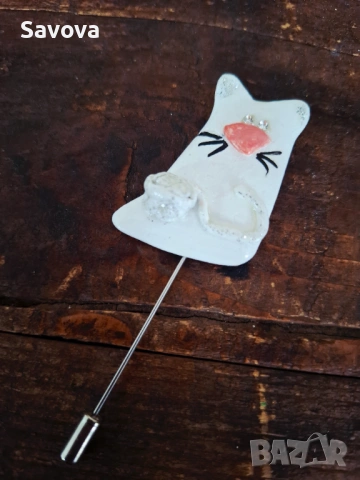 Брошки Котки, снимка 4 - Подаръци за жени - 53036976
