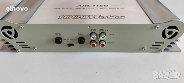 Авто усилвател Black Evil ARE 1150, снимка 4 - Ресийвъри, усилватели, смесителни пултове - 51730716