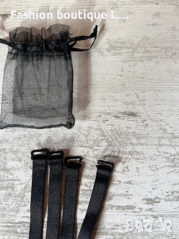 Комплект от 4 броя черни жартиери в торбичка 🖤, снимка 4 - Бельо - 52401200